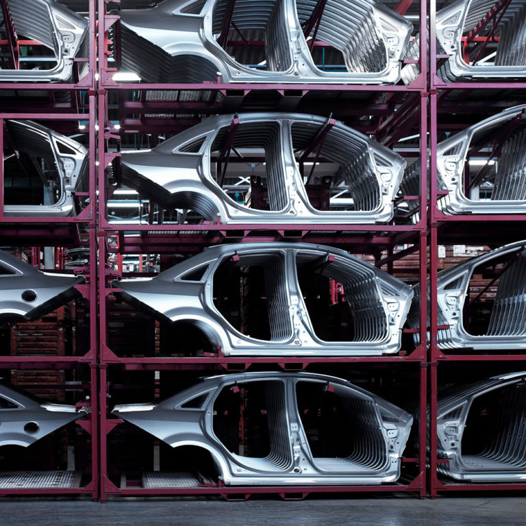 Automotive logistics warehouse inventory