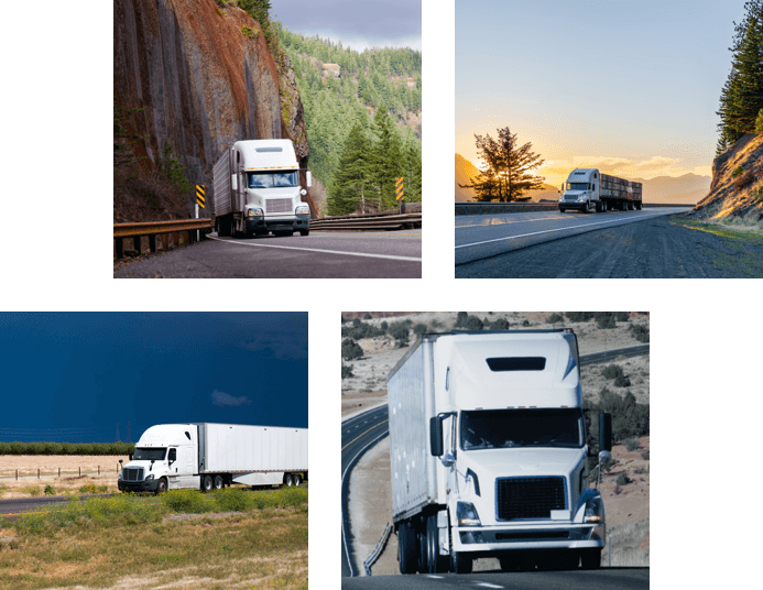 Truck offering truck brokerage solutions and delivery