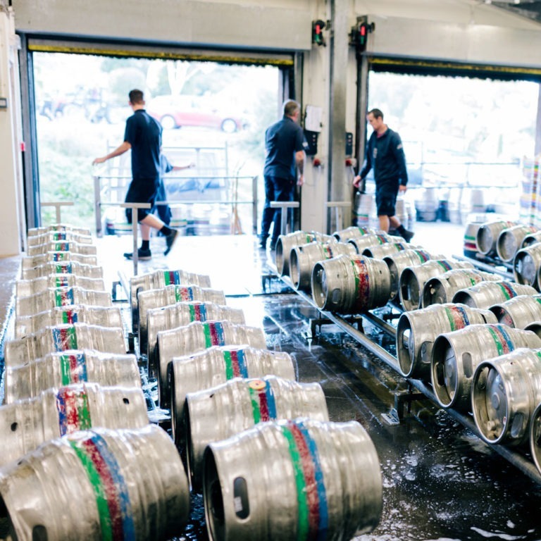 Inventory of kegs of beer for liquor logistics