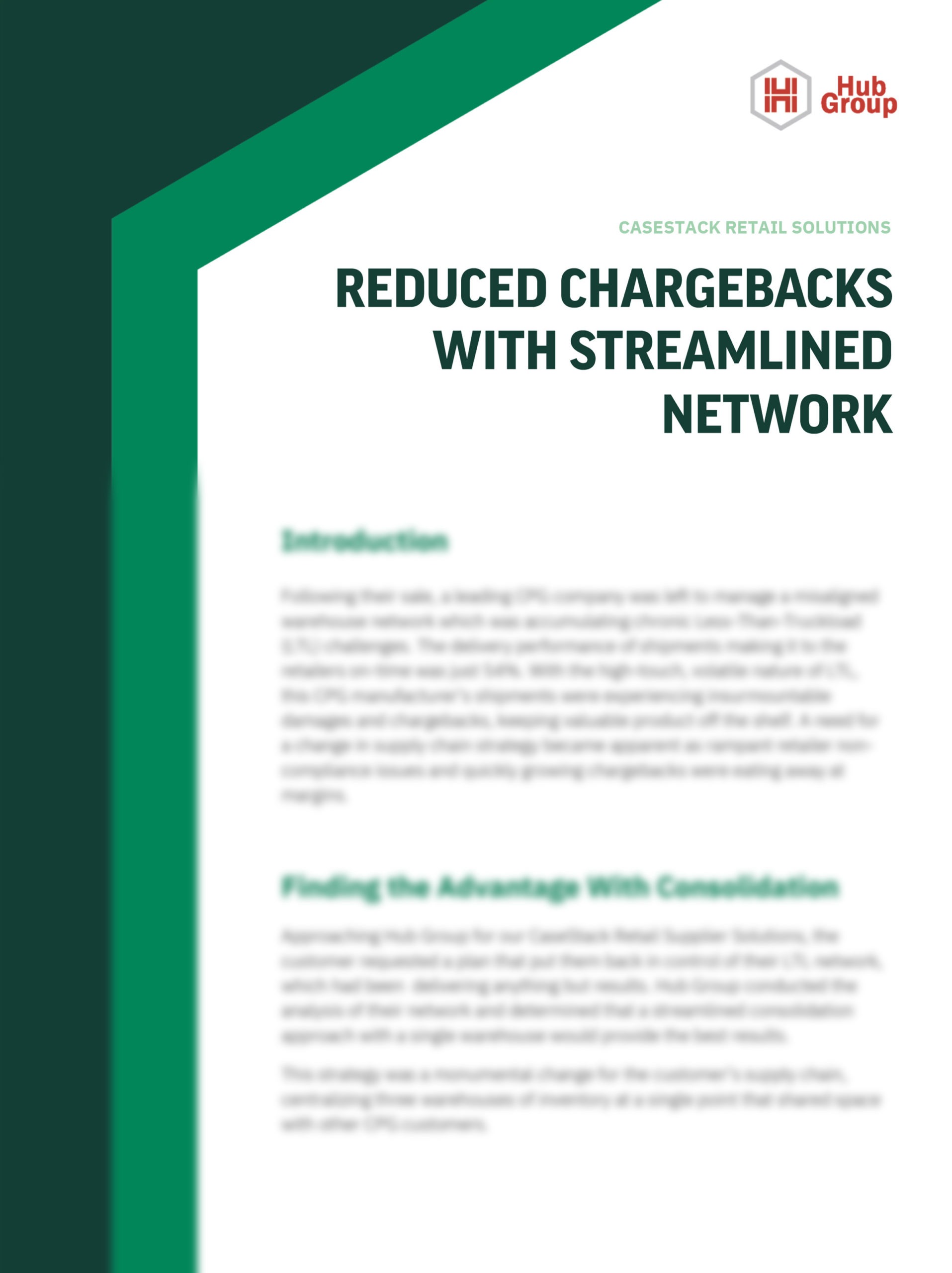 Reducing Chargebacks with a Streamlined Network